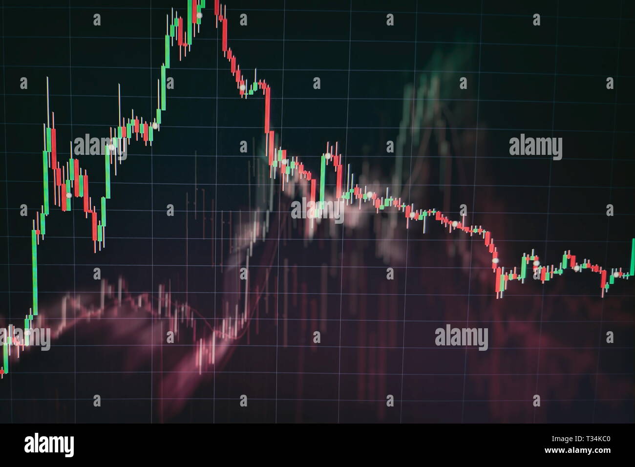 Candle Stick Graph Chart Of Stock Market Investment Trading The - 
